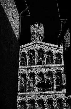 Down a Side Street -- Lucca