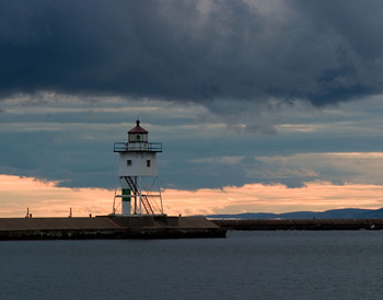 Sunset Over Lighthouse, MN