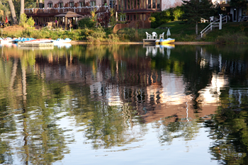 Boating on Golden Lake