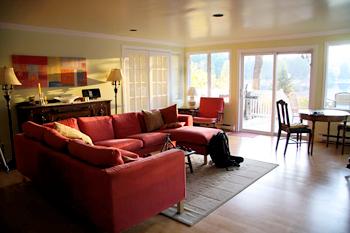 Inside Cottage at Golden Lake