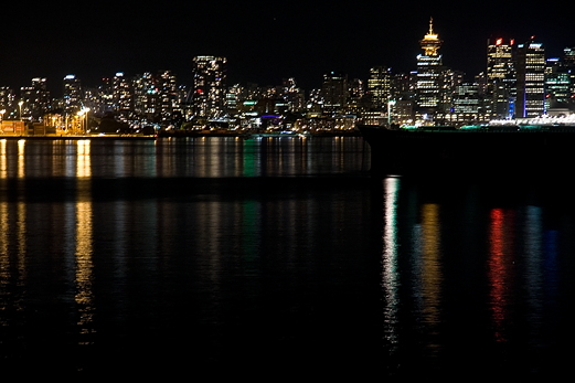 Vancouver Skyline at Night